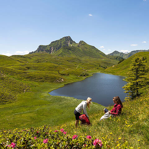 Wandern am Zollnersee im Gailtal_Bergfrühling